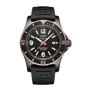 Breitling Superocean 46 Blacksteel / Red Gold / Black / Rubber
