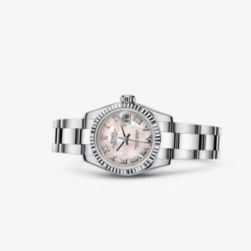 Rolex Lady-Datejust 26 Fluted Pink Mother-Of-Pearl Oyster