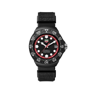 TAG Heuer Formula 1 Solargraph 38 DLC / Black / Rubber