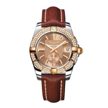 Breitling Galactic 36 Automatic Stainless Steel / Rose Gold / Diamond / Copperhead Bronze / Sahara