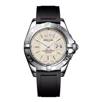 Breitling Galactic 41 Stainless Steel / Sierra Silver / Rubber