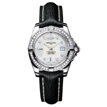 Breitling Galactic 32 Stainless Steel / Diamond / Pearl Diamond / Sahara