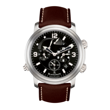Blancpain Léman Réveil GMT Titanium / Black / Barennia