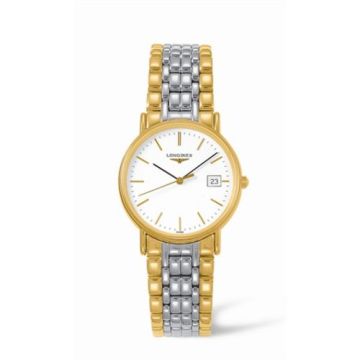 Longines Presence 33 Quartz Yellow White Bracelet