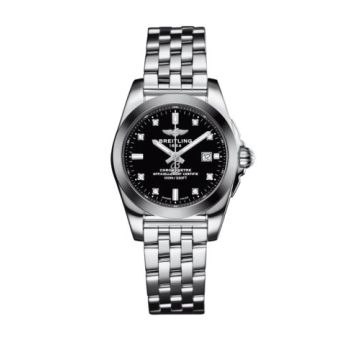 Breitling Galactic 29 Stainless Steel / Trophy Black Diamond / Bracelet
