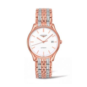Longines Lyre 38.5 Automatic PVD Red / White / Bracelet