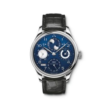 IWC Schaffhausen Portugieser Perpetual Calendar 5032 White Gold / Blue
