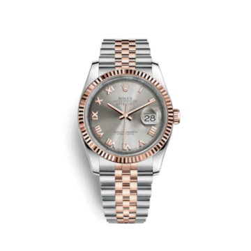 Rolex Datejust 36 Rolesor Everose Fluted / Jubilee / Pink Roman