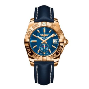 Breitling Galactic 36 Automatic Rose Gold / Gun Blue / Calf