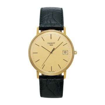 Tissot Goldrun Hesalite Yellow Gold / Champagne