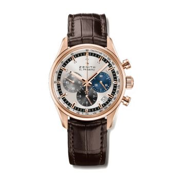 Zenith El Primero Chronomaster 38 Rose Gold / Silver / Alligator
