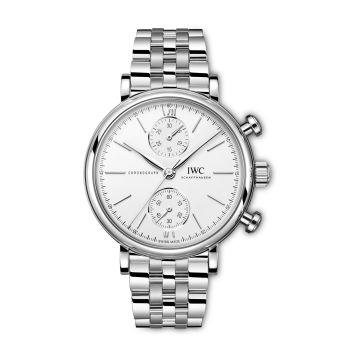 IWC Schaffhausen Portofino Chronograph 39 Stainless Steel / Silver / Bracelet