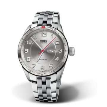 Oris Artix GT Day Date Stainless Steel / Silver / Bracelet