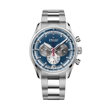 Zenith El Primero Chronomaster 42 Stainless Steel / Blue / Bracelet