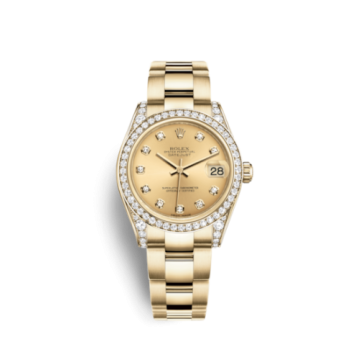 Rolex Datejust 31 Yellow Gold Diamond / Oyster / Champagne Diamond