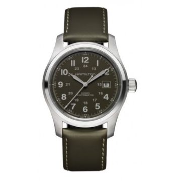 Hamilton Khaki Field Automatic Stainless Steel / Green