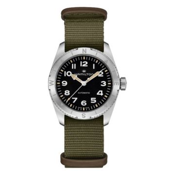 Hamilton Khaki Field Expedition 37 Stainless Steel / Black / NATO