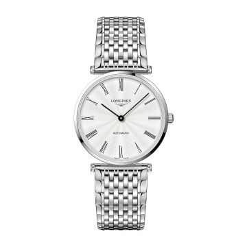 Longines La Grande Classique Automatic 38 Stainless Steel / Silver - Roman / Bracelet