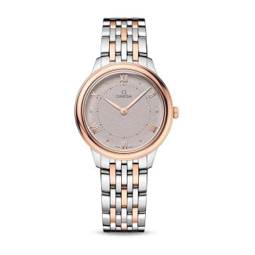 Omega De Ville Quartz 30 Stainless Steel - Sedna Gold / Grey / BRacelet
