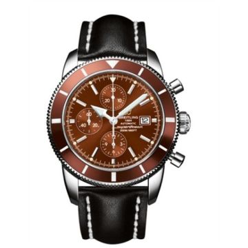 Breitling Superocean Heritage 46 Chronograph Stainless Steel / Bronze / Bronze / Calf
