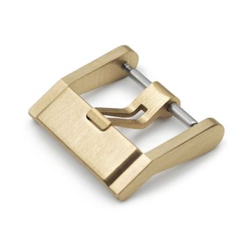 #69 Aluminum Bronze Cubic Buckle 5mm Tongue for Watch Strap - 20mm