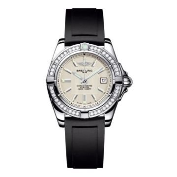 Breitling Galactic 32 Stainless Steel / Diamond / Sierra Silver / Sahara