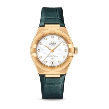 Omega Constellation Manhattan 29 Co-Axial Master Chronometer Yellow Gold / Diamond / MOP