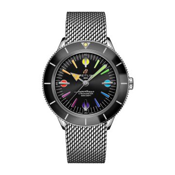 Breitling Superocean Heritage '57 Stainless Steel / Rainbow Boutique Limited Edition / Mesh