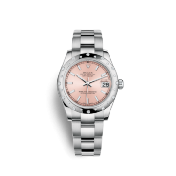Rolex Datejust 31 Stainless Steel Domed Diamond / Oyster / Pink
