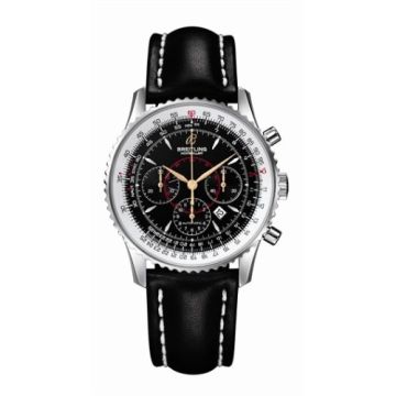 Breitling Montbillant Black / Calf