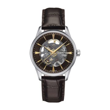 Certina DS-1 Skeleton Stainless Steel / Grey
