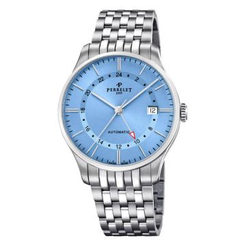 Perrelet Weekend GMT Ice Blue A1304/A