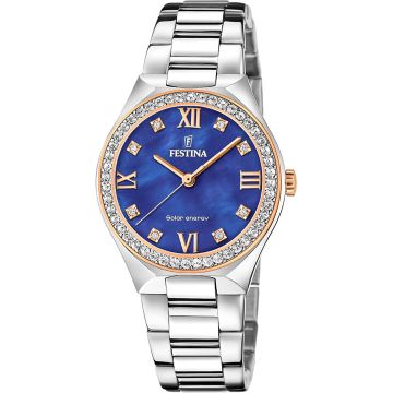 Festina Solar Energy Silver / Blue 35mm