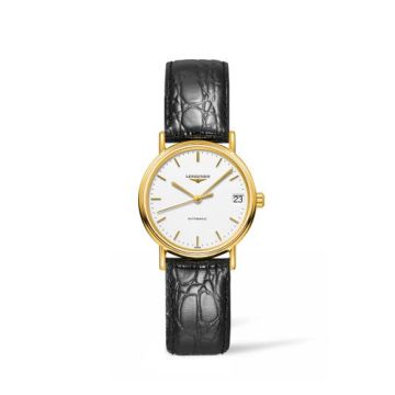 Longines Presence Automatic 30 PVD Gold / White