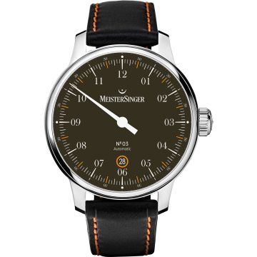 MeisterSinger N°03 Black Ø 40mm