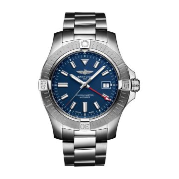 Breitling Avenger Automatic GMT 45 Stainless Steel / Blue / Bracelet