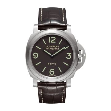 Panerai Luminor Base 44 8 Days Titanium / Brown