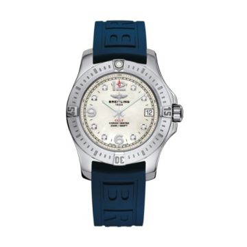 Breitling Colt 36 Pearl Diamond / Rubber / Pin