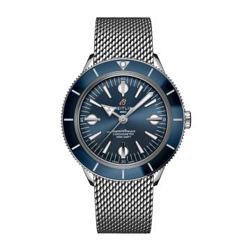 Breitling Superocean Heritage '57 Stainless Steel / Blue / Mesh