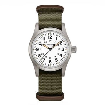 Hamilton Khaki Field Mechanical White Dial