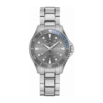 Hamilton Khaki Navy Scuba Quartz 37 Stainless Steel / Grey / Bracelet