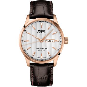 Mido Multifort Chronometer 1 Rose Gold / Silver / Strap