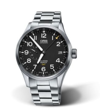Oris Big Crown ProPilot GMT Stainless Steel / Black / Bracelet