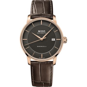 Mido Baroncelli Signature 39 Rose Gold / Grey