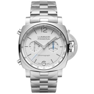 Panerai Luminor 1950 Chrono 44 Stainless Steel / White / Bracelet