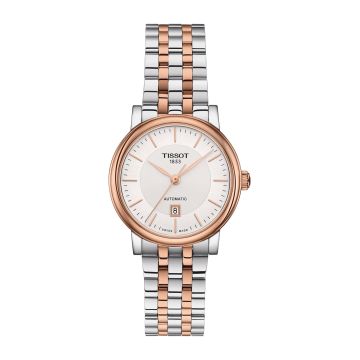 Tissot Carson Premium Automatic 30 Stainless Steel / Rose Gold PVD / Silver / Bracelet