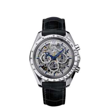 Omega Speedmaster Broad Arrow Platinum / Skeleton