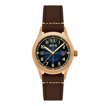 Avi-8 Flyboy Eagle Squadron Automatic Bronze 85Th Limited Edition Southend