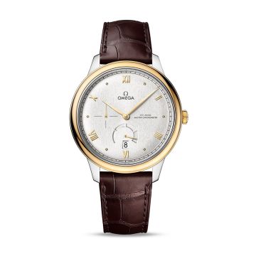 Omega De Ville Small Seconds Master Chronometer Stainless Steel - Sedna Gold / Silver