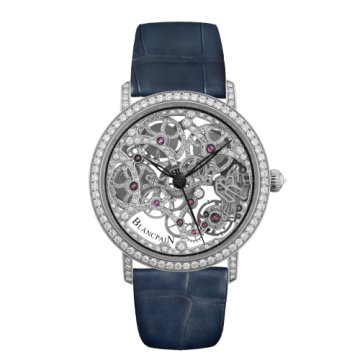 Blancpain Villeret Squelette 8 Jours White Gold / Diamond